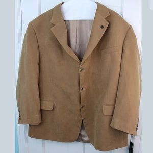 🔻$30 ANDREW FEZZA Blazer Size 52R Faux Suede